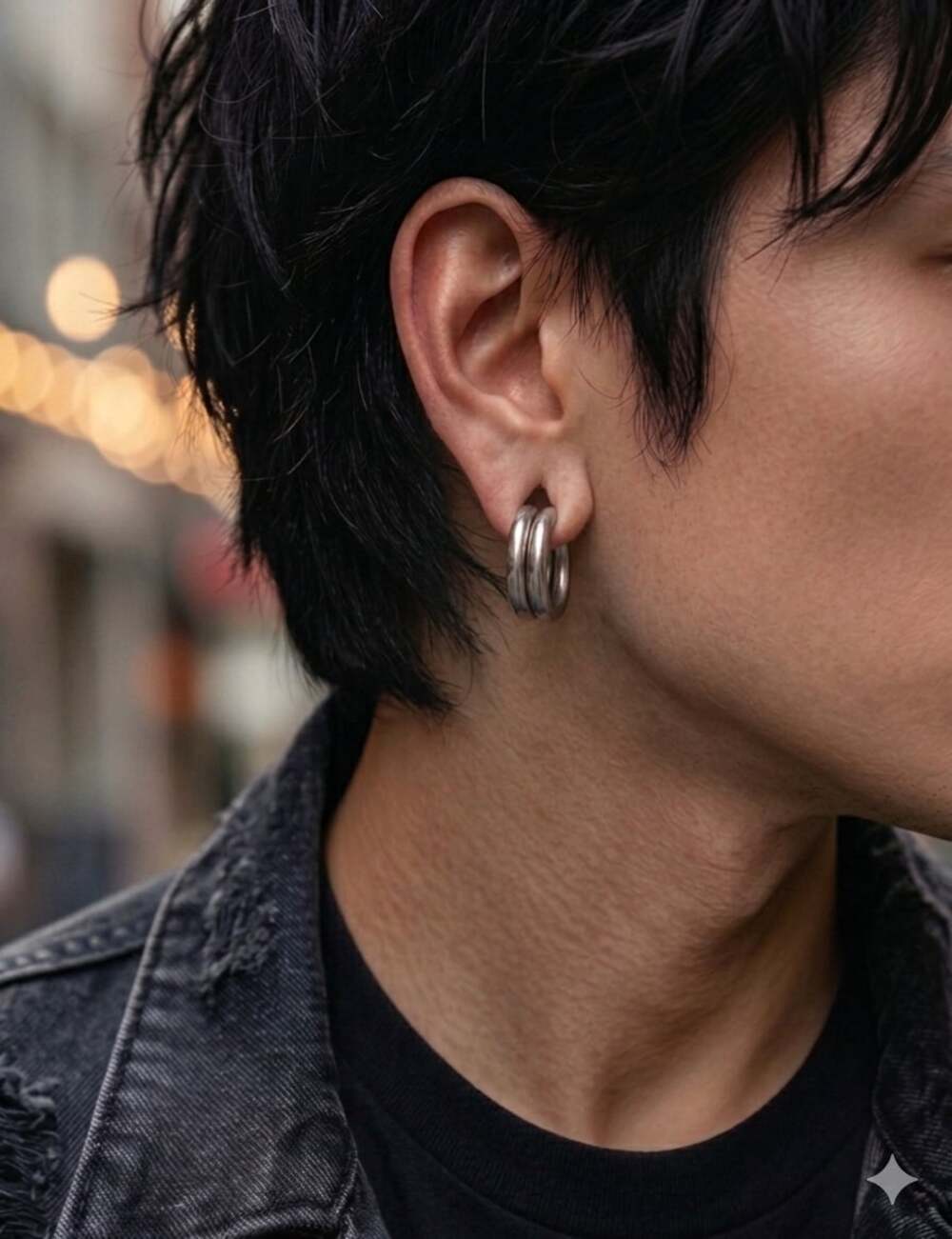 Funk Youth Seamless Ear Weight Hoop Gauge Earrings